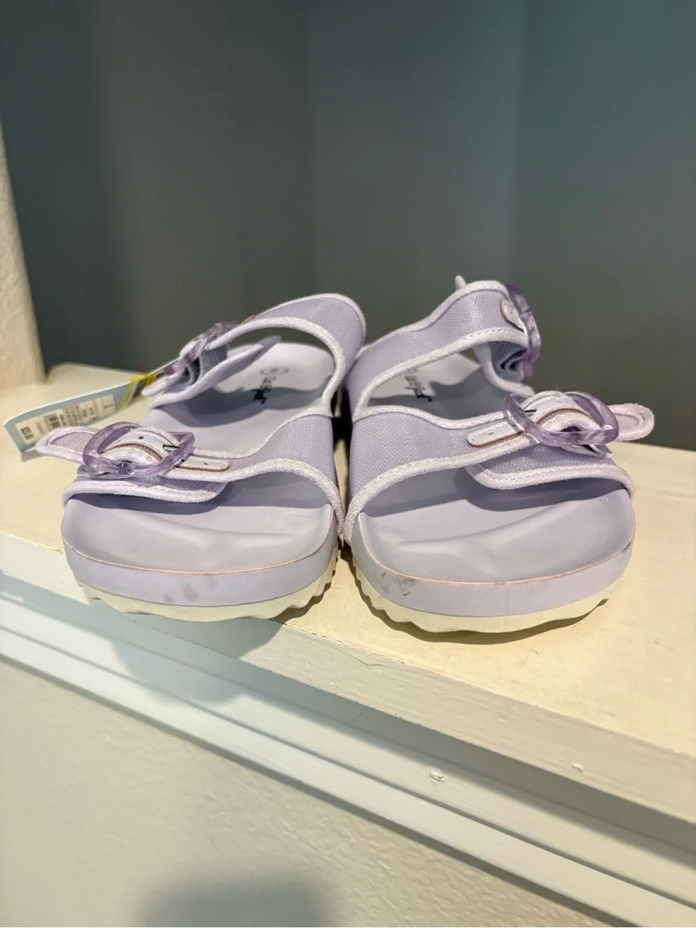 Kids' Kaia Mesh Footbed Sandals Purple- Cat & Jack Youth Size 2Y